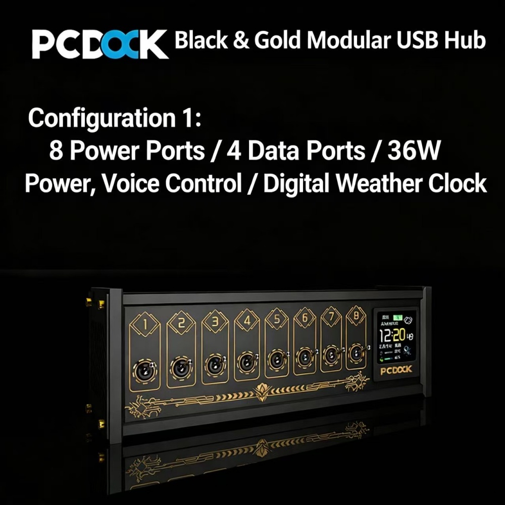 PCDOCK Block USB Desktop Power - مراجعة Desk Setup With Laptop وسعره