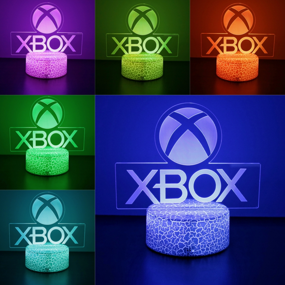Gaming Lamp 3D Night Light For - مراجعة Desk Setup Xbox وسعره