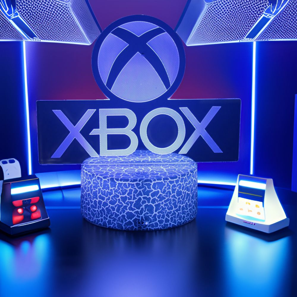 Gaming Lamp 3D Night Light For - مراجعة Desk Setup Xbox وسعره