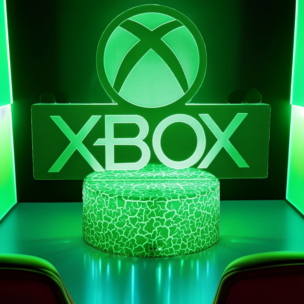 Gaming Lamp 3D Night Light For - مراجعة Desk Setup Xbox وسعره