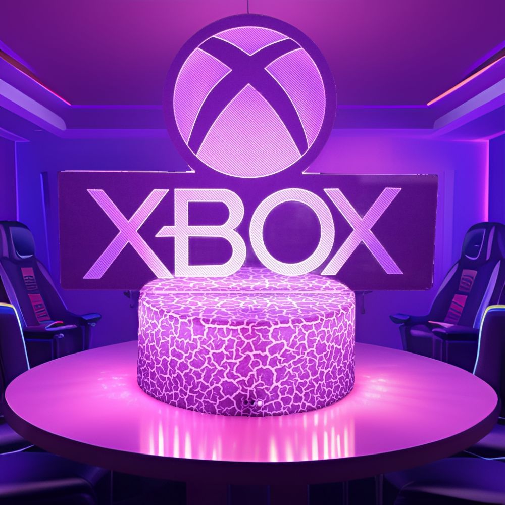 Gaming Lamp 3D Night Light For - مراجعة Desk Setup Xbox وسعره