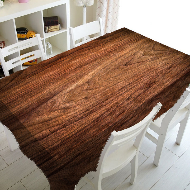 Elegant Dark Wood Grain Tablec - مراجعة Desk Setup Dark وسعره