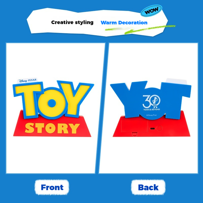 New Disney Toy Story 3d Logo N - مراجعة Desk Setup Lamp وسعره