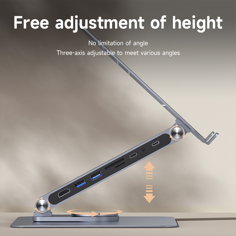 Hagibis Adjustable Aluminum La - مراجعة Desk Setup Macbook وسعره