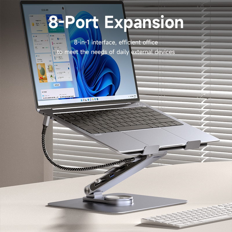 Hagibis Adjustable Aluminum La - مراجعة Desk Setup Macbook وسعره