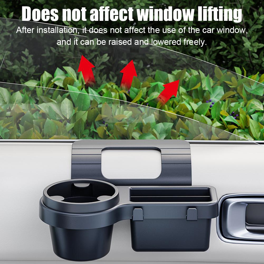 Car Door Cup Holder Window Dri - مراجعة Dual Phone Holder وسعره