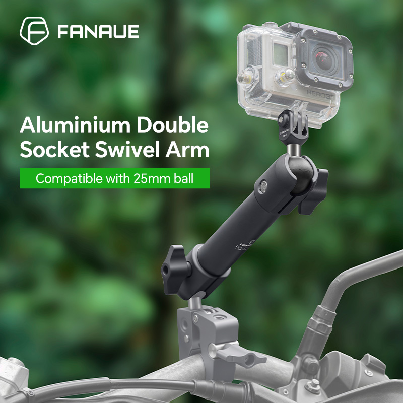 FANAUE motorcycle phone holder - مراجعة Dual Phone Holder وسعره