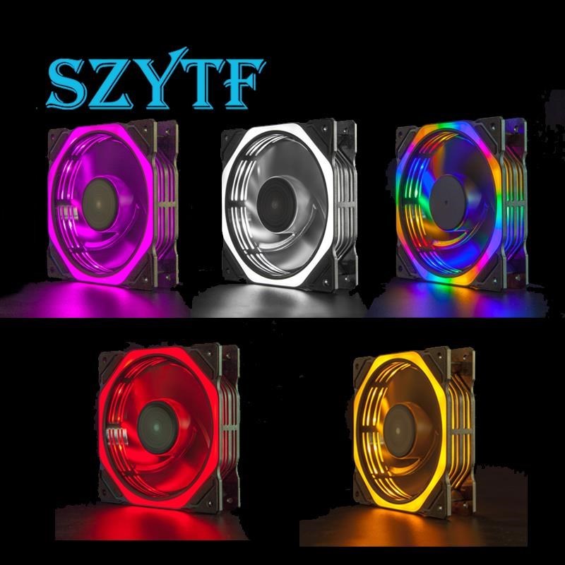 Chassis fan 12CM double-sided  - مراجعة Desk Setup Lamp وسعره