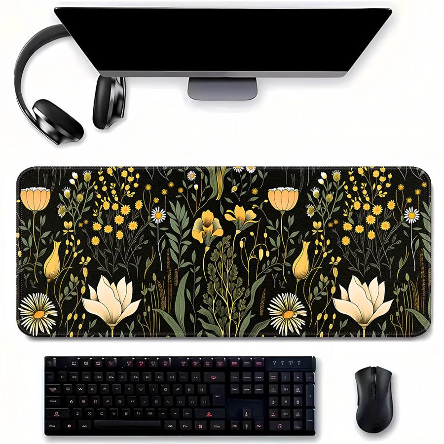 Anti slip Mouse Pad Computer L - مراجعة Desk Setup Dark وسعره