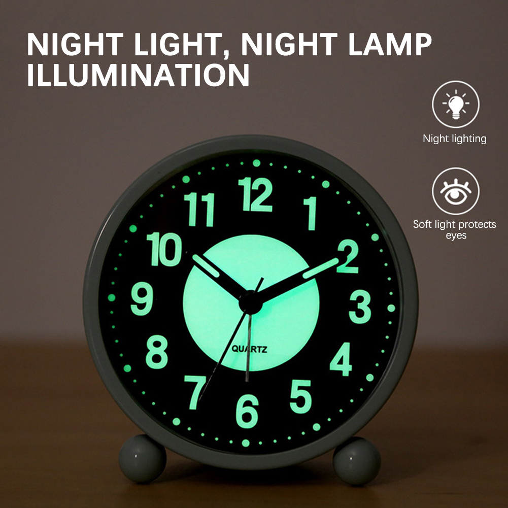 4.5-Inch Luminous Alarm Clock  - مراجعة Desk Setup Dark وسعره