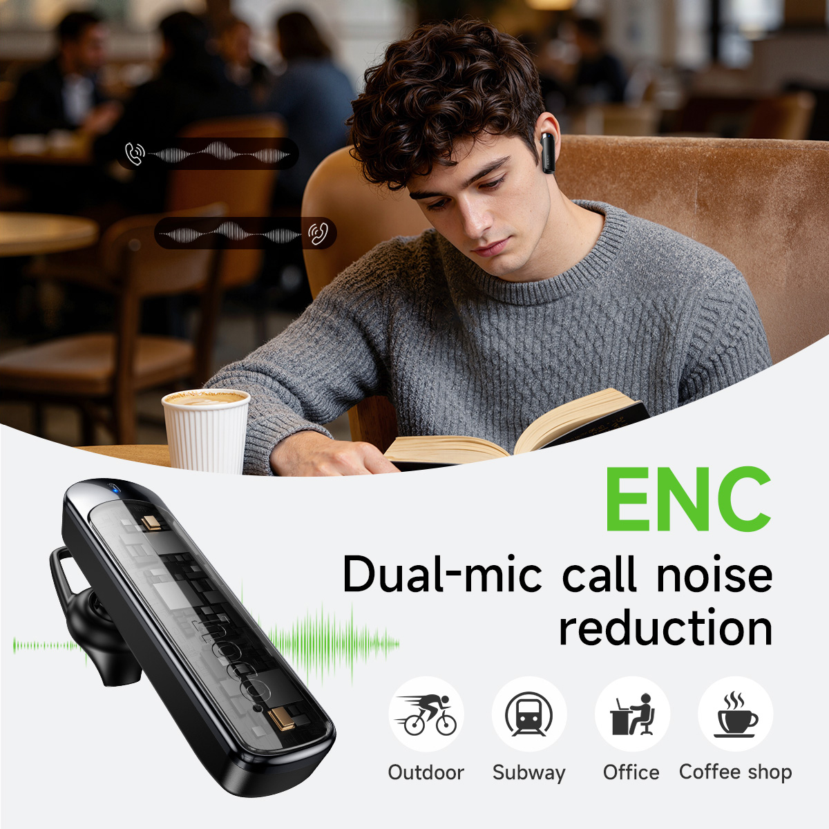 HOCO E201 ENC Calling Noise Ca - مراجعة Desk Hifi Setup وسعره