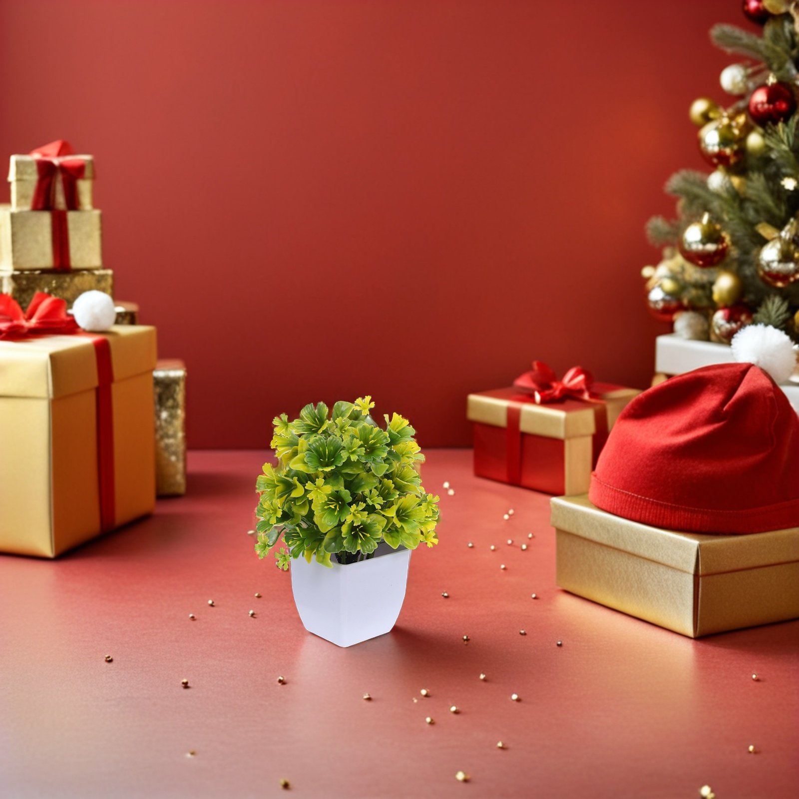 6Pcs Realistic Mini Faux Potte - مراجعة Plant Pot Small Desk وسعره