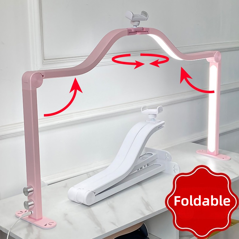 48W Half Moon Nail Lamp Double - مراجعة Desk Setup Lamp وسعره