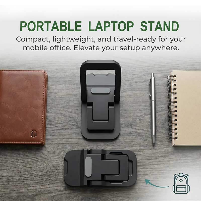 2PCS Mini Foldable Laptop Stan - مراجعة Desk Setup Macbook وسعره