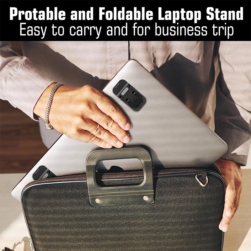 2PCS Mini Foldable Laptop Stan - مراجعة Desk Setup Macbook وسعره