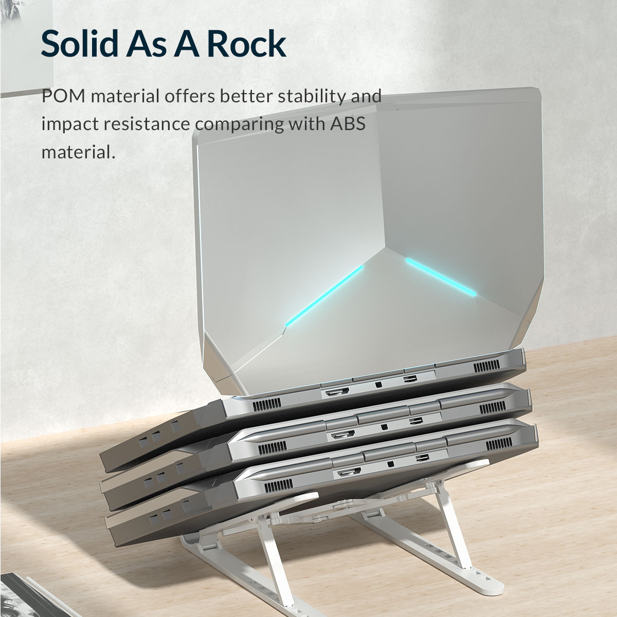 ORICO Portable Laptop Stand Ri - مراجعة Desk Setup Macbook وسعره
