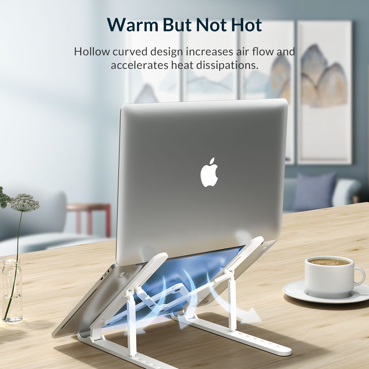ORICO Portable Laptop Stand Ri - مراجعة Desk Setup Macbook وسعره