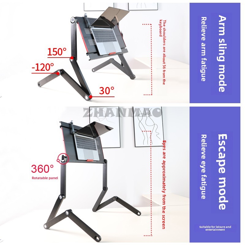 Lying Flat on The Bed, Laptop  - مراجعة Desk Setup Ideas وسعره