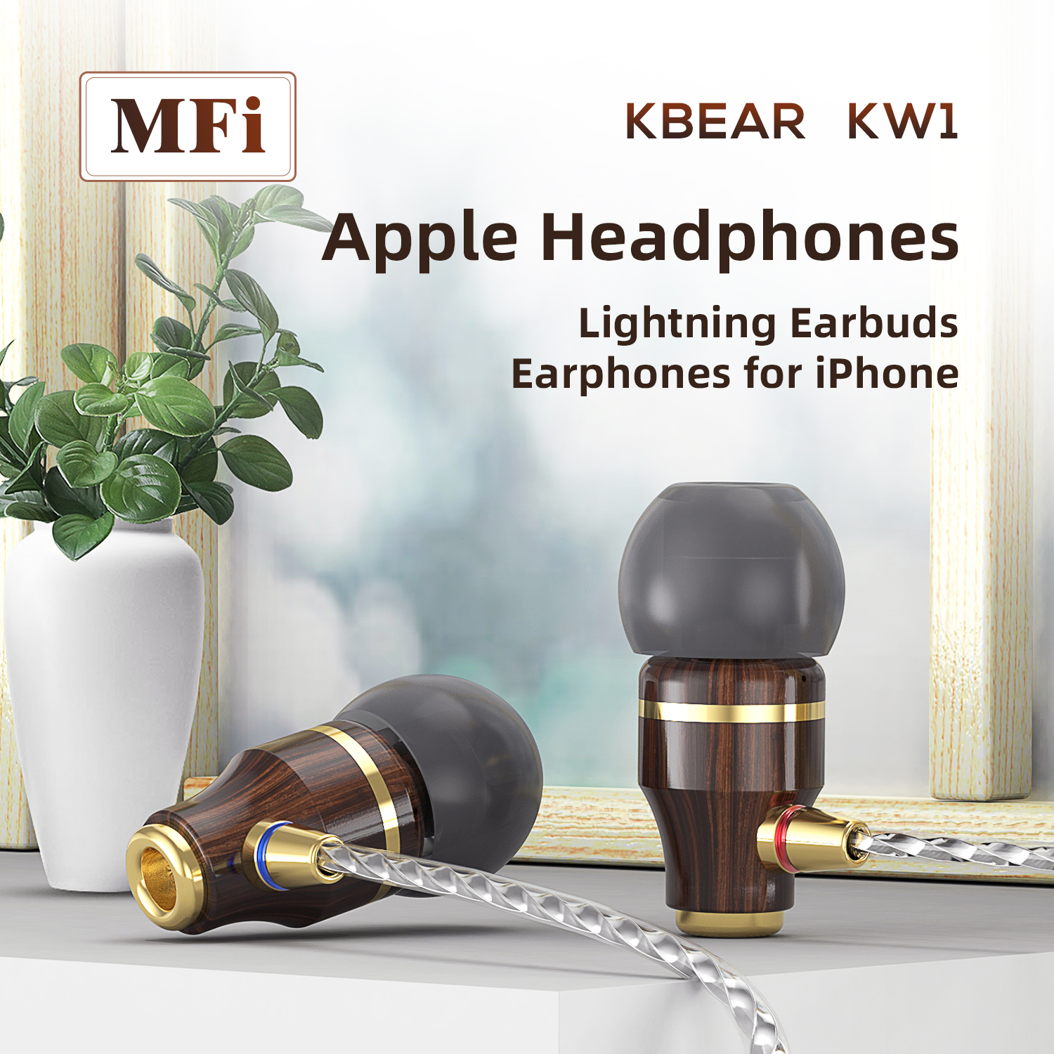 KBEAR KW1 Wooden Single DD In- - مراجعة Desk Hifi Setup وسعره
